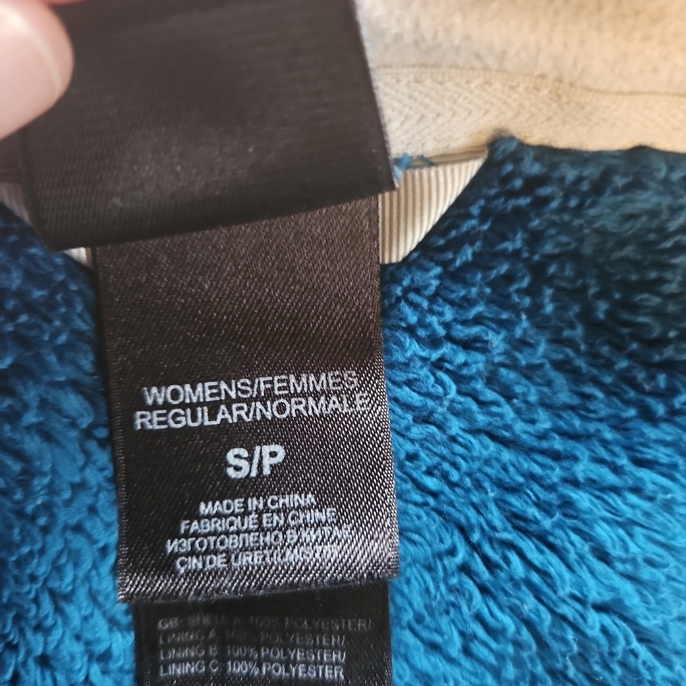 The North Face Women’s Blue Fleece Zip Jacket Size Small - Picture 6 of 7